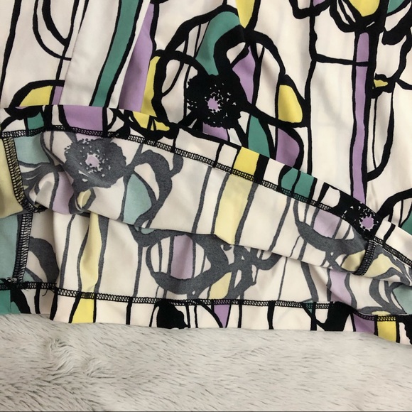 BCBGMaxAzria Purple/yellow floral dress - Picture 8 of 9